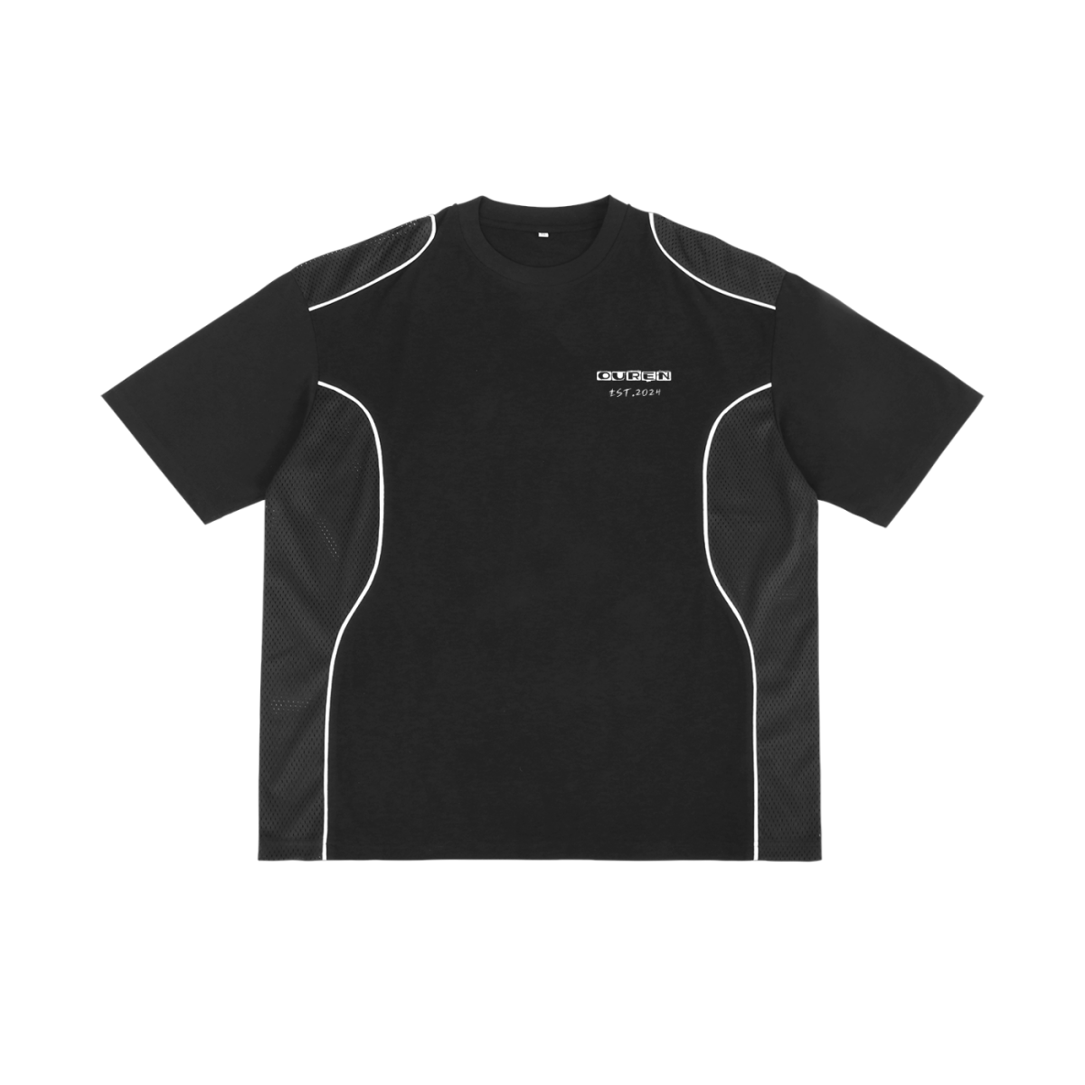 Ouren Atelier: Piped Panel Tee LIMITED EDITION